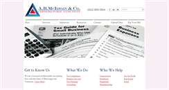 Desktop Screenshot of abmcilwaincpa.com